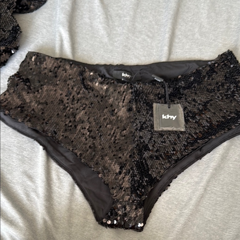 Sequin Micro short from KHY/ in Black